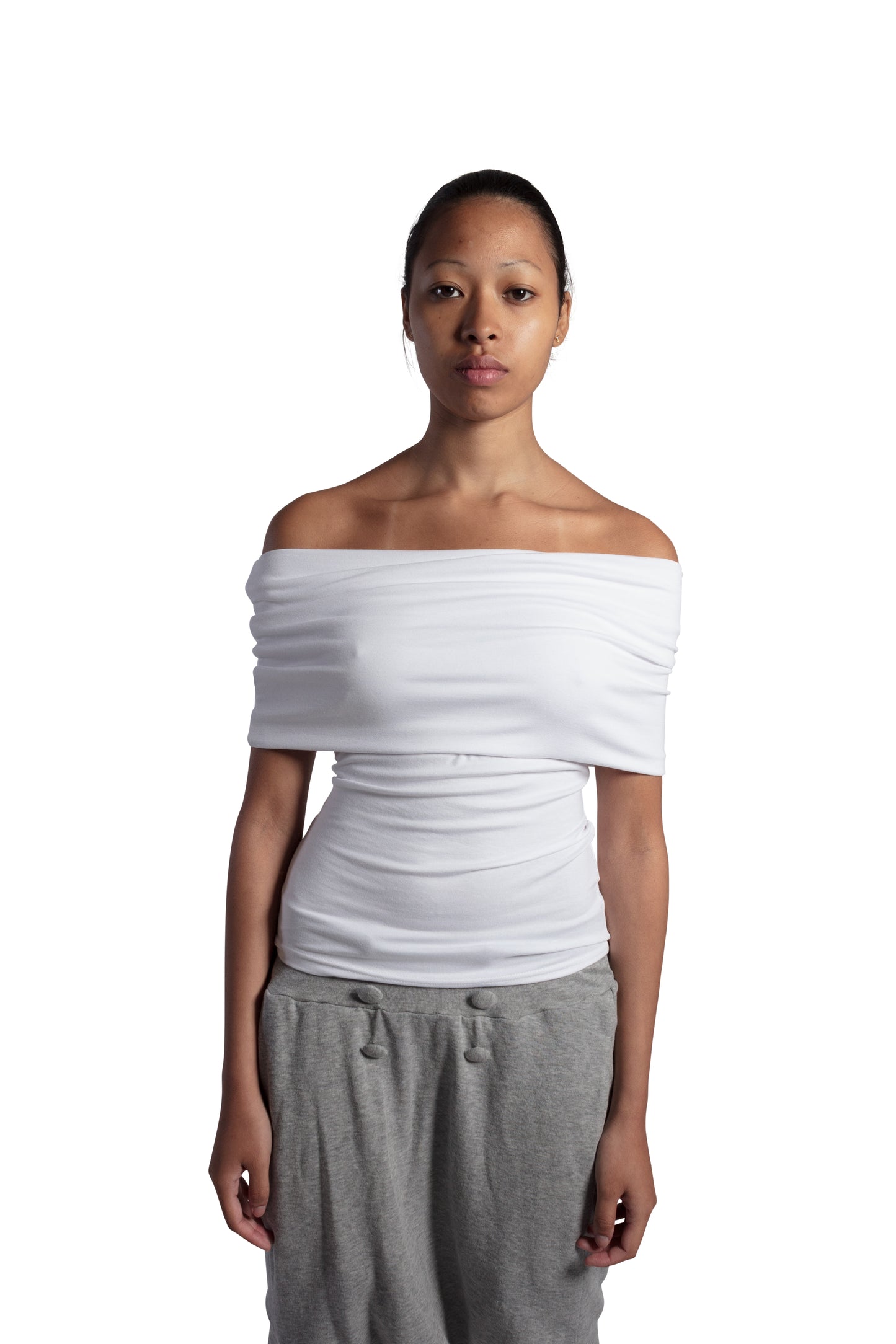 Athena short sleeve white