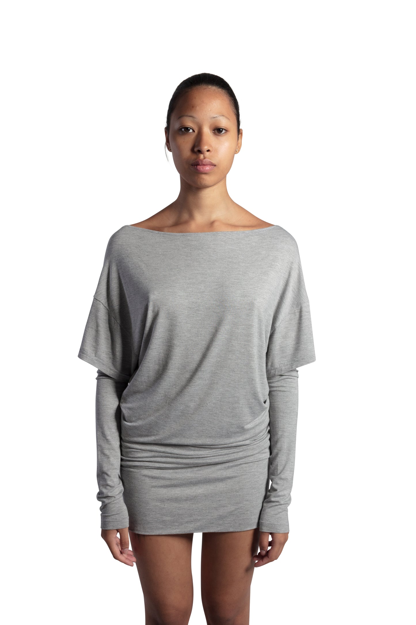T-Shirt dress grey
