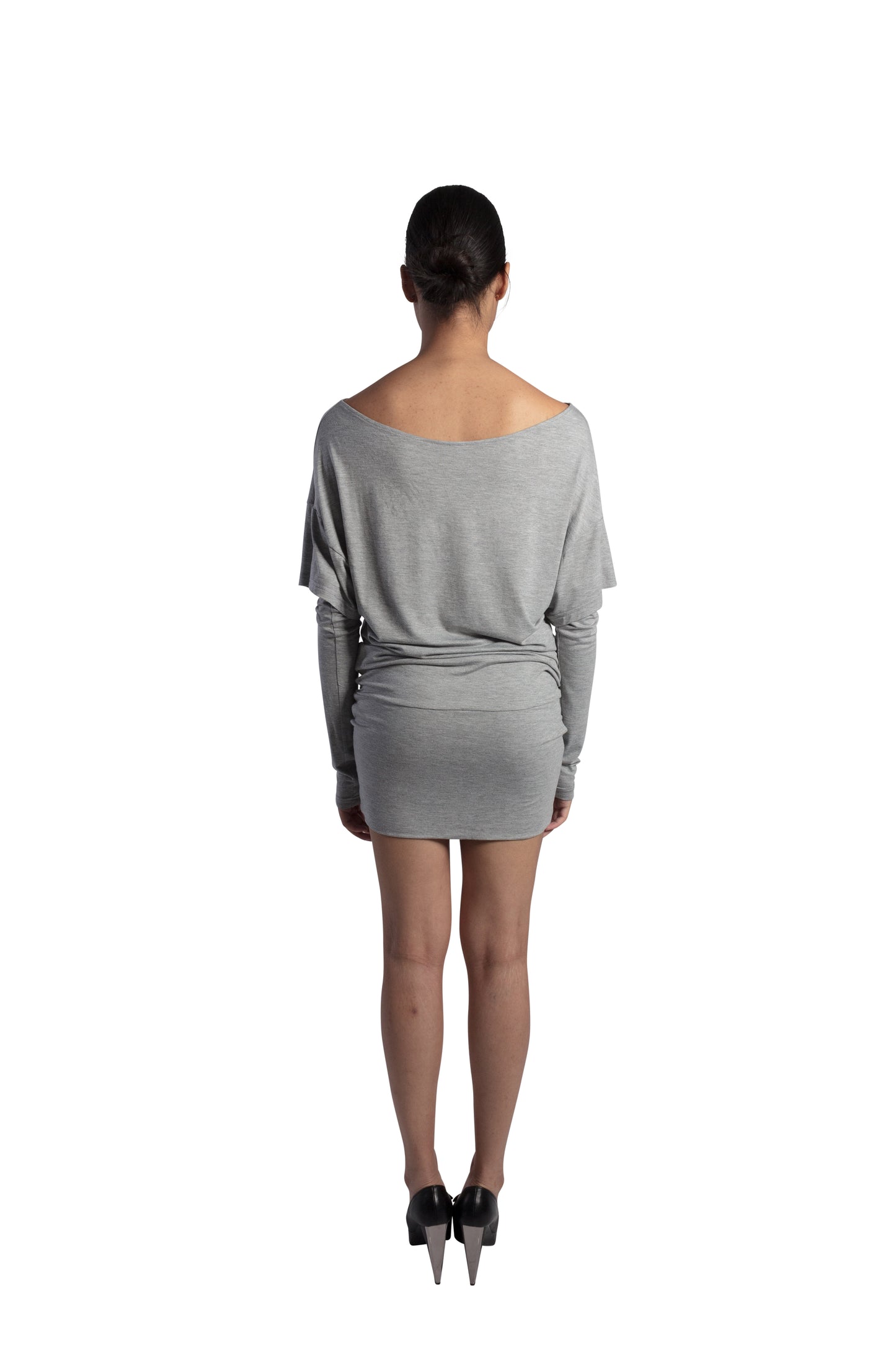 T-Shirt dress grey
